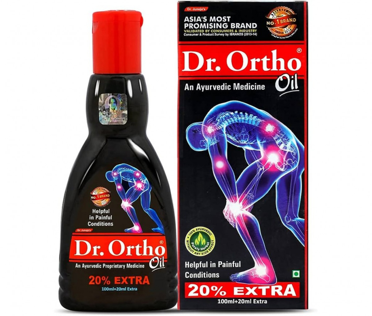 Ayurscape - Front image of SBS Dr. Ortho Oil 120 ml