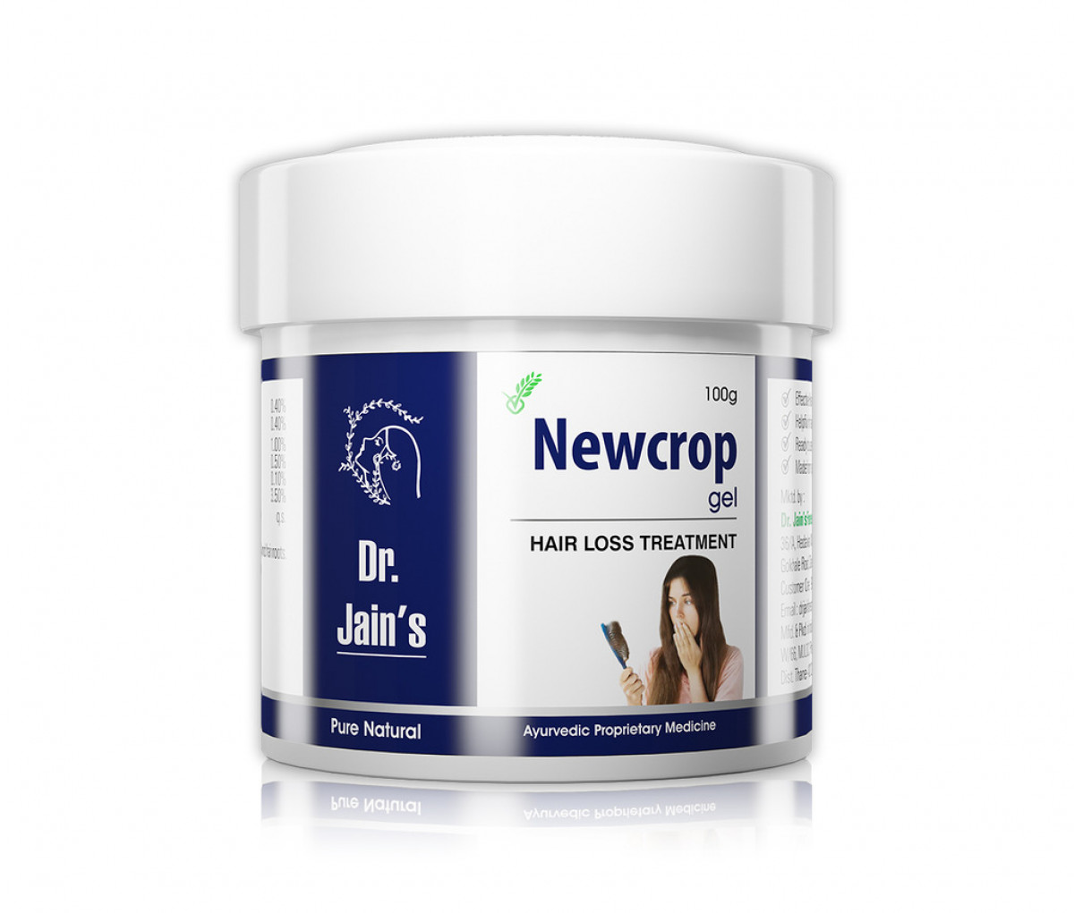 Front image of Dr. Jain Grow Hair Gel 100GM