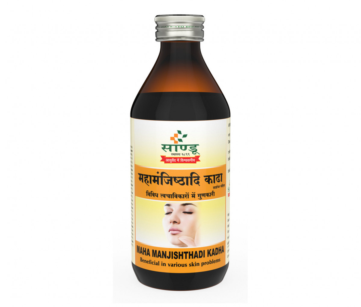 Ayurscape - Front image of Sandu Mahamanjishthadi Kadha 450ml