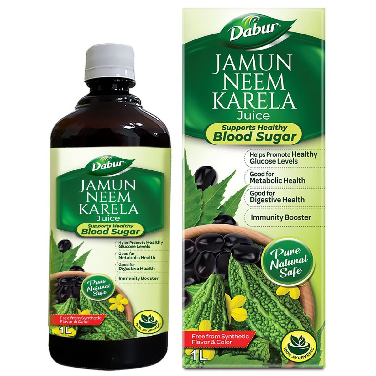 DABUR JAMUN NEEM KARELA JUICE 1LT
