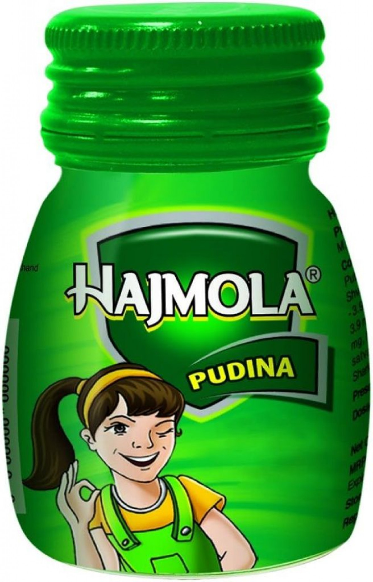 Front image of Dabur Hajmola Pudina 120 Tab