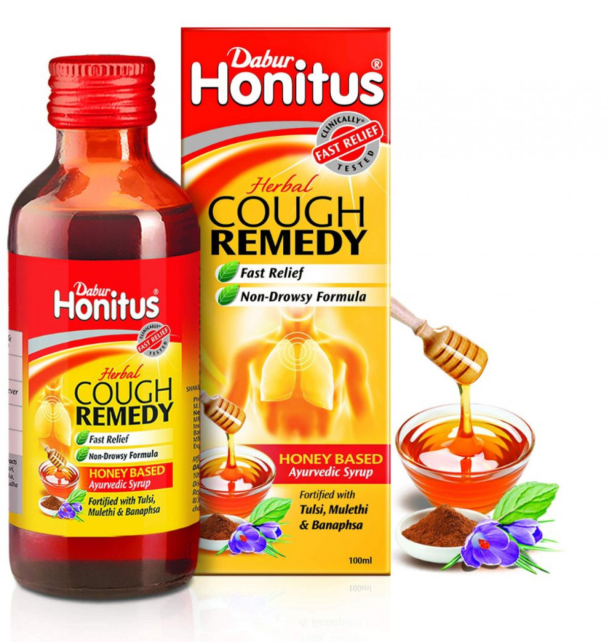 Front image of Dabur Honitus 100ml