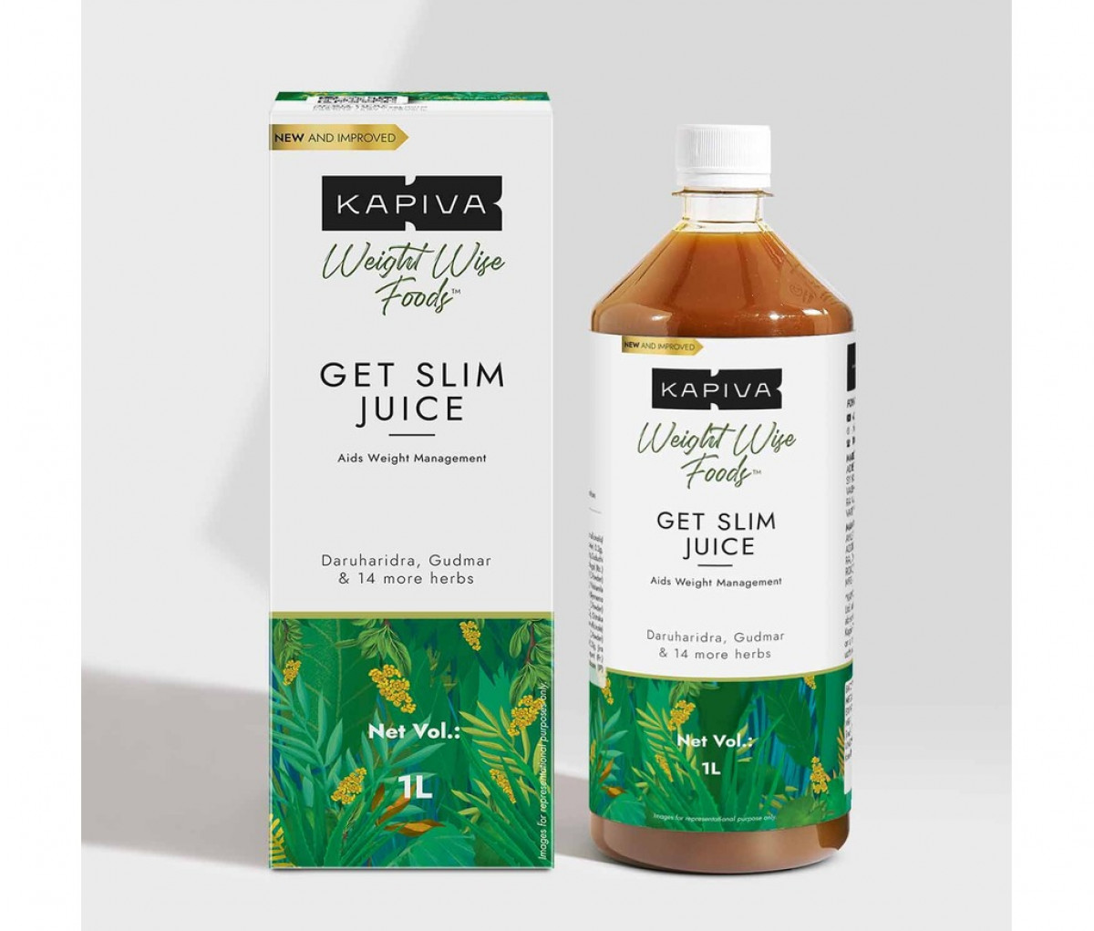 Front image of Kapiva Get Slim Juice 1LTR