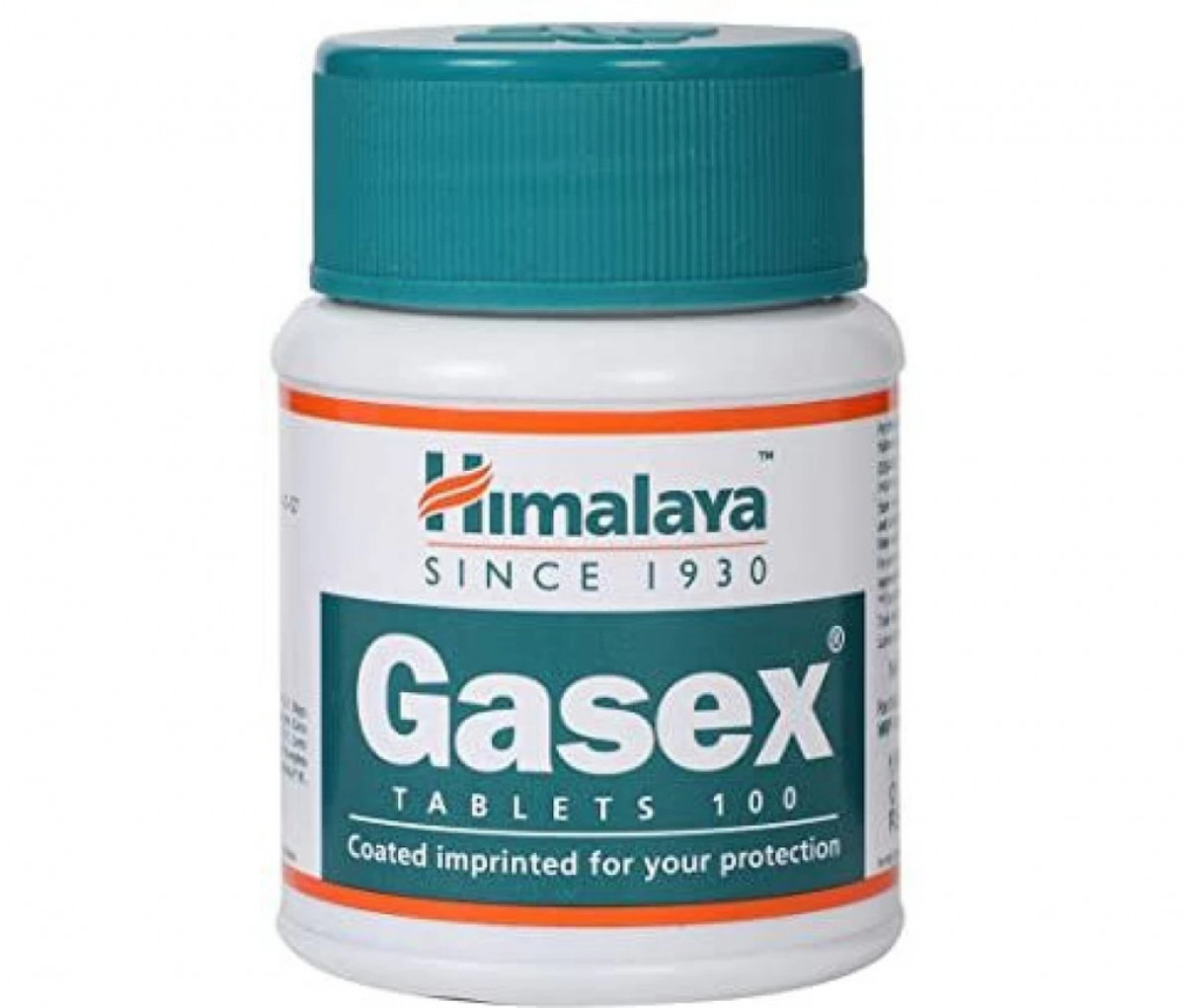 Front Image of Himalaya Gasex 100 Tabs