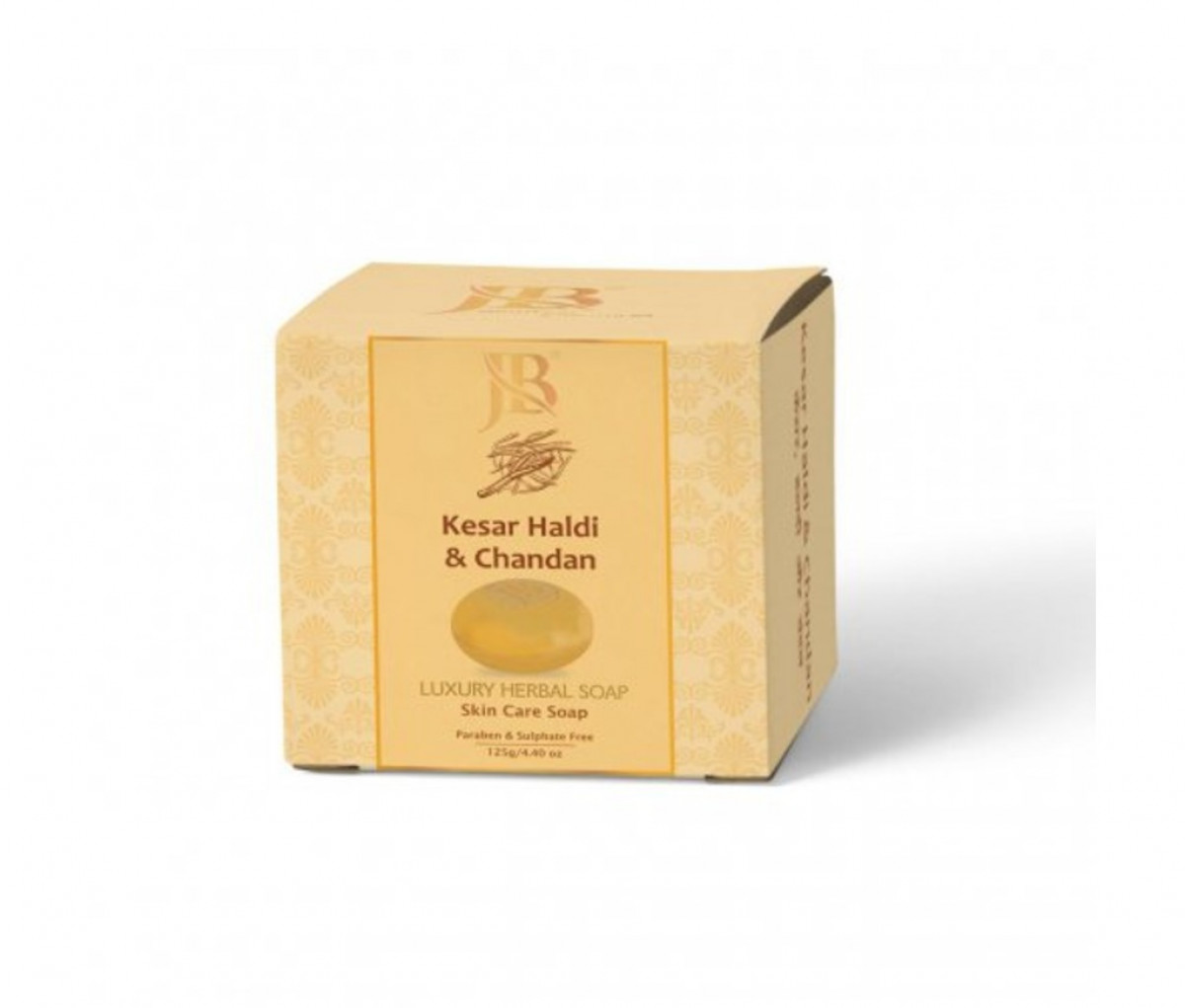 Ayurscape - Front Image of JB Ayurveda Soap Kesar Chandan Mix 125g