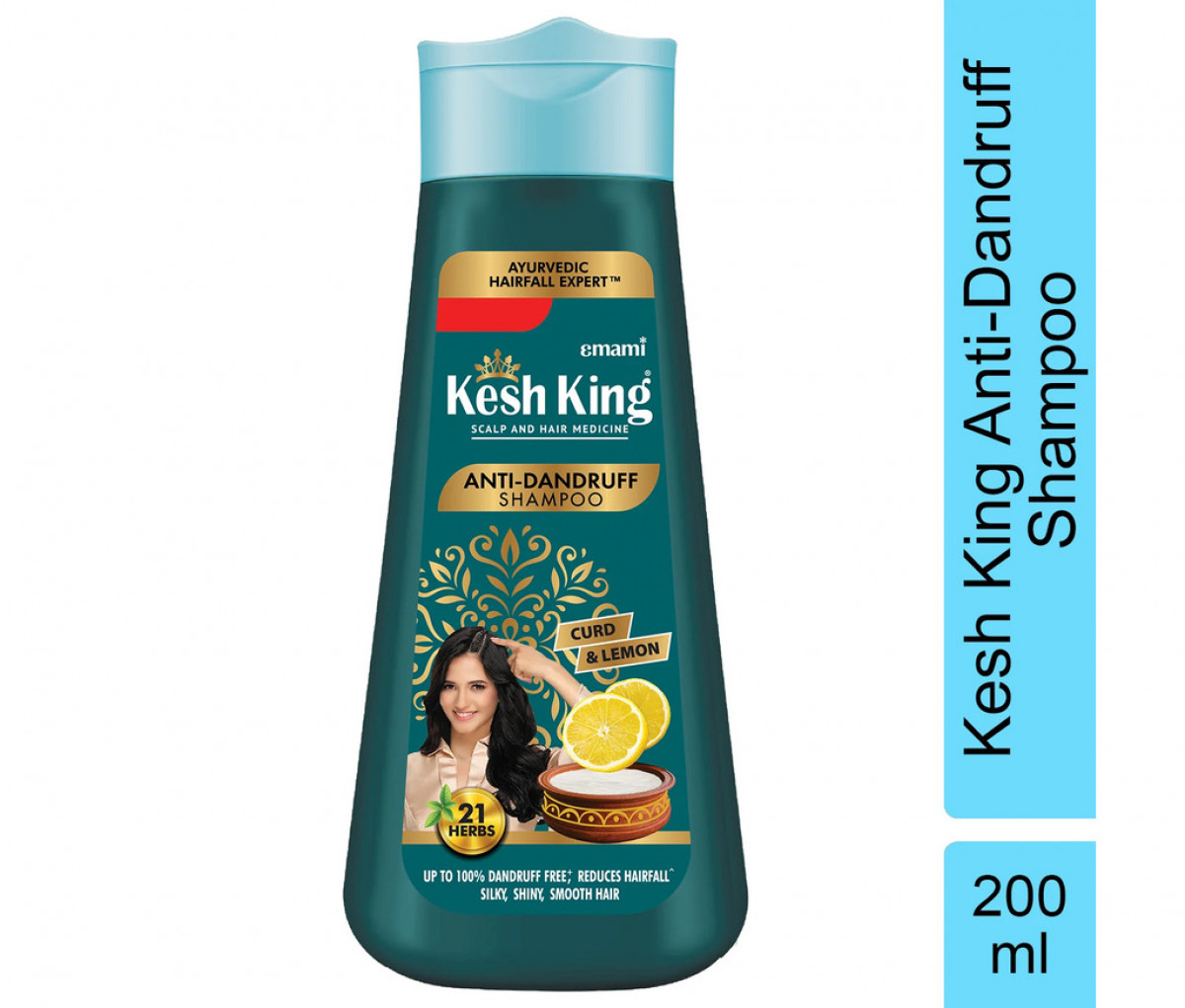 Ayurscape - Front image of Kesh King Ayurvedic Anti Dandruff Shampoo 200ml