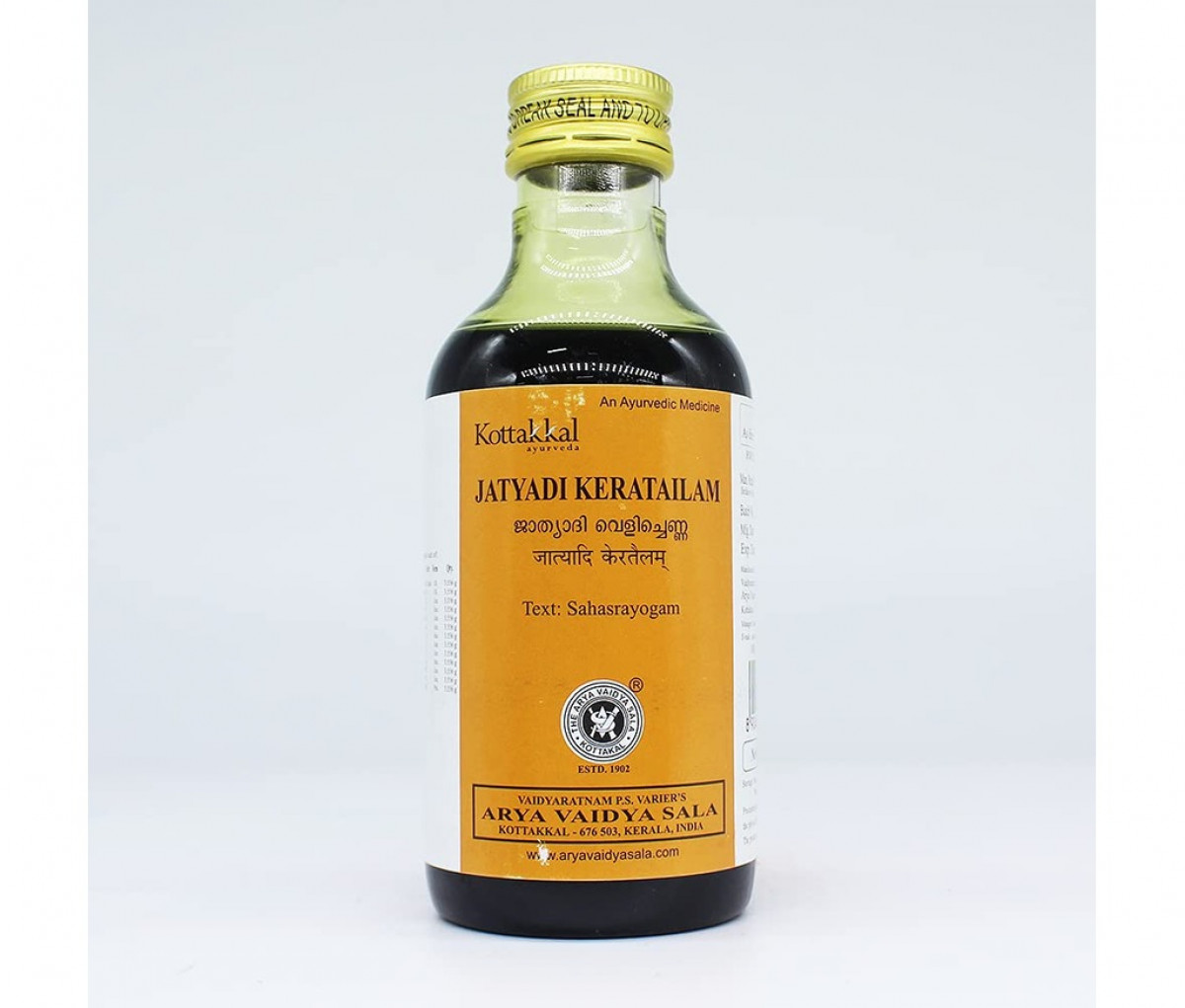 Jathyadi Kera Tailam - 200ML - Kottakkal