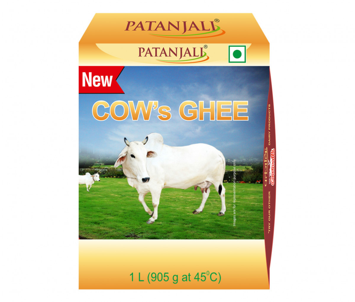 Ayurscape - Front image of Patanjali Cow's Ghee