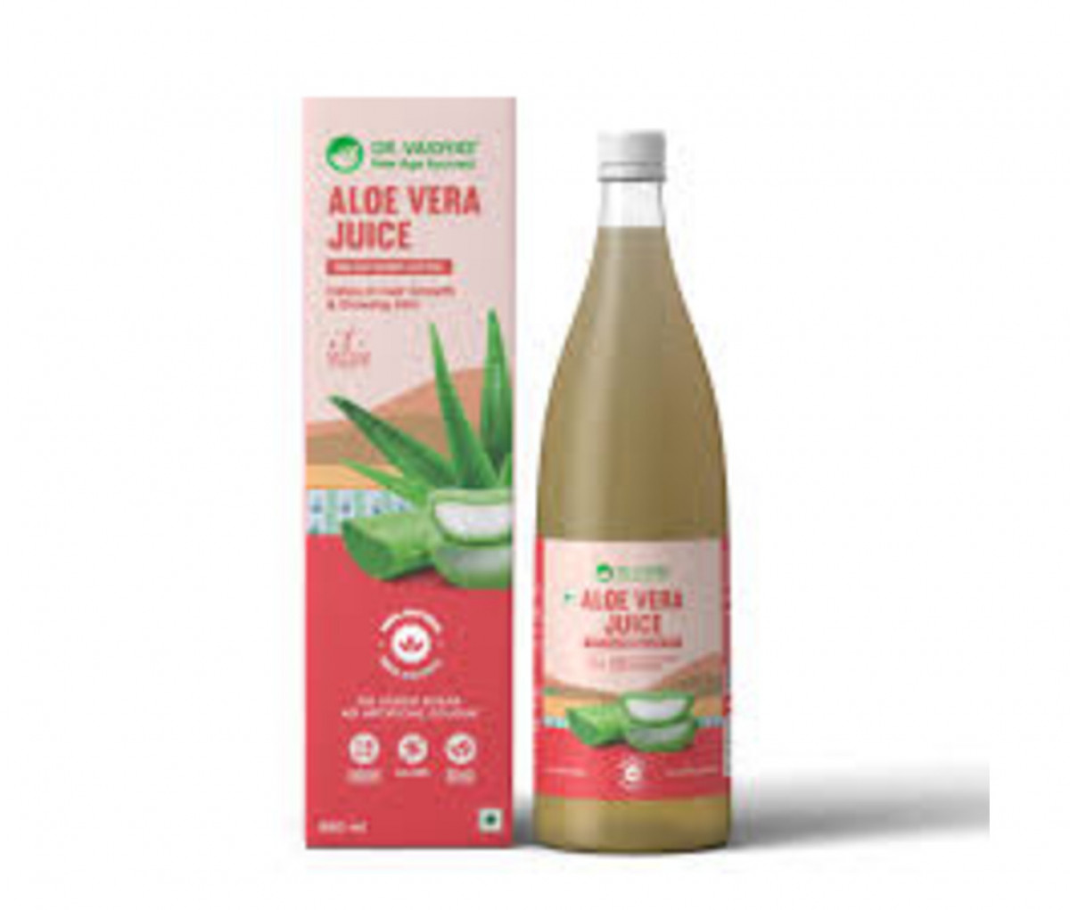 Dr. Vaidya's Aloe Vera Juice: For healthy hair & skin, improved immunity and digestion