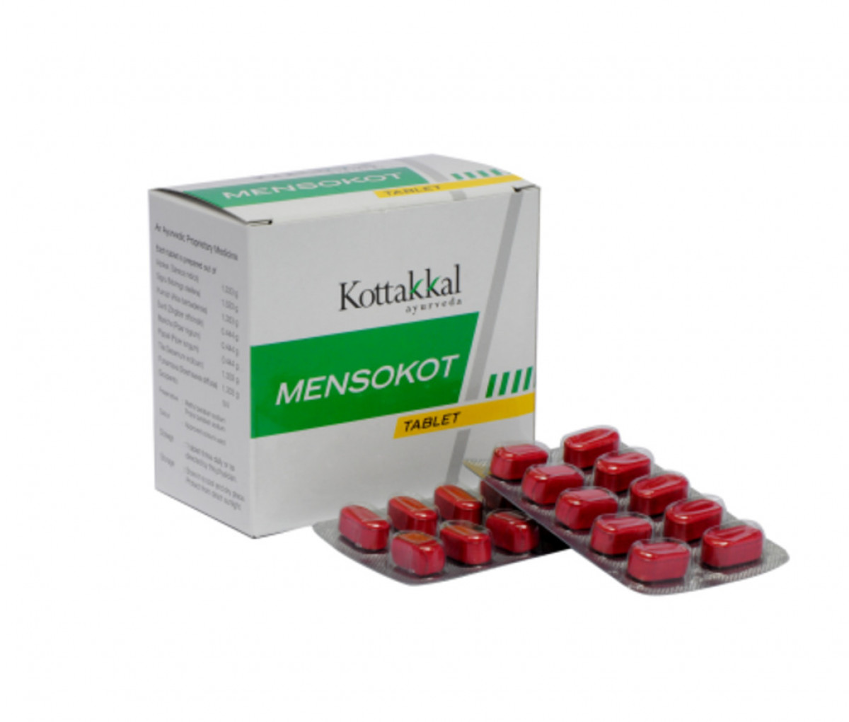 Ayurscape - Front image of Kottakkal Mensokot 100 Tablets