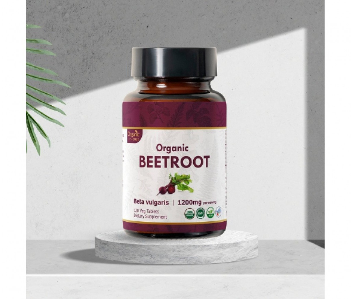 Ayurscape - Front Image of Organic Spree Beetroot Tablets