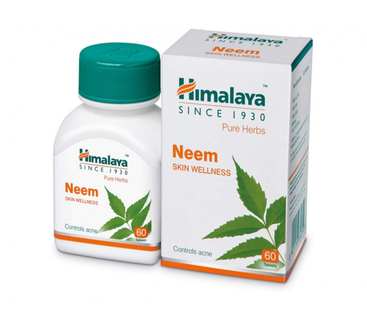 Ayurscape - Front Image of Himalaya Neem 60 Capsules