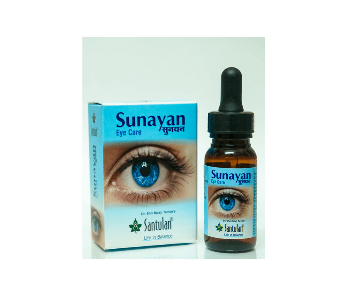 Ayurscape - Front Image of Santulan Ayurveda Sunayan Eye Drops 30ml