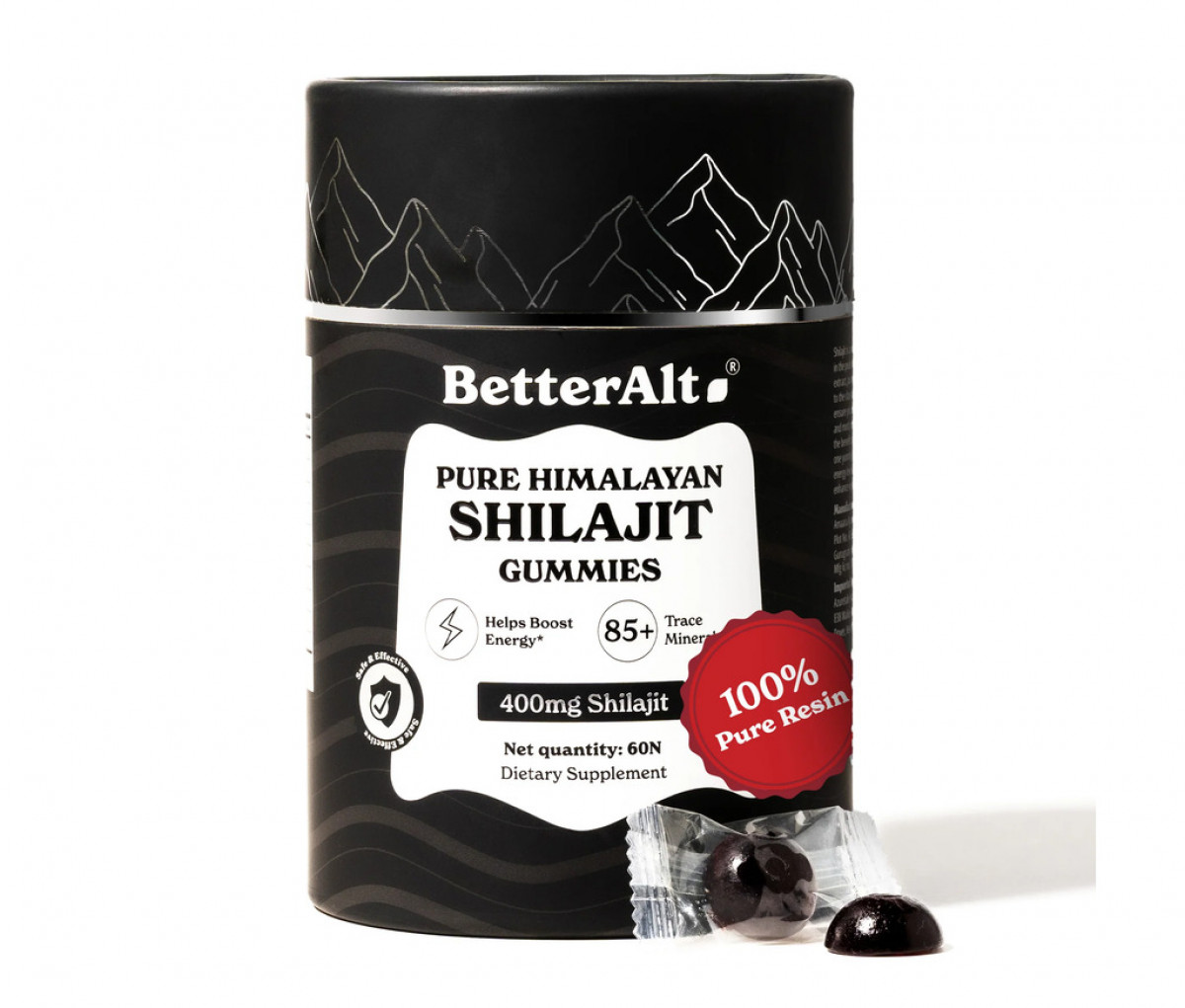 BetterAlt Himalayan Shilajit Gummies