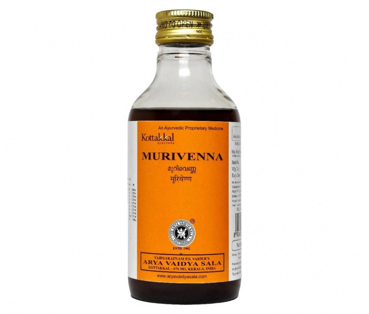 Murivenna Ayurvedic Tailam -Kottakkal - 200ML