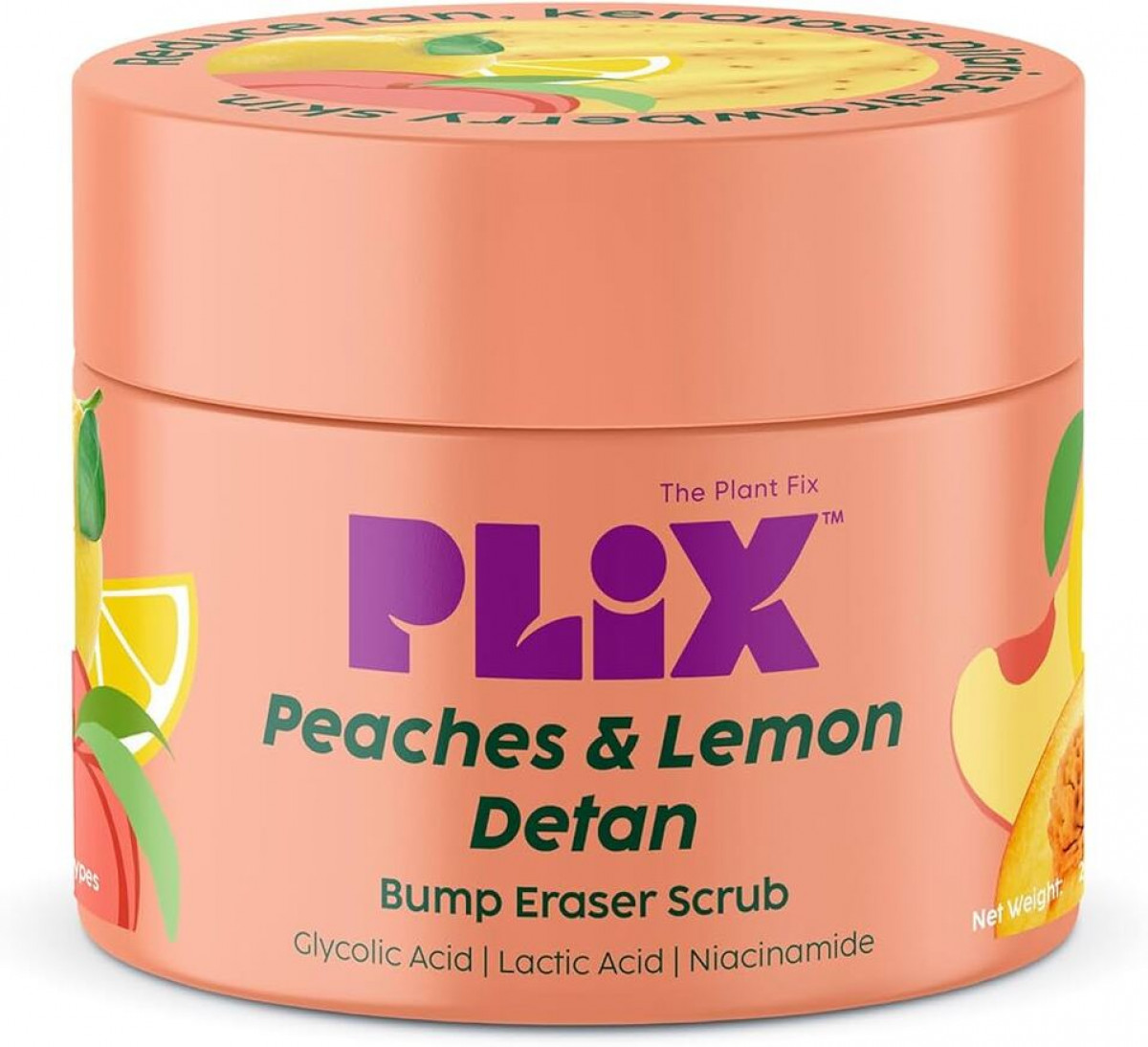 PLIX Peaches & Lemon Detan Scrub 200g