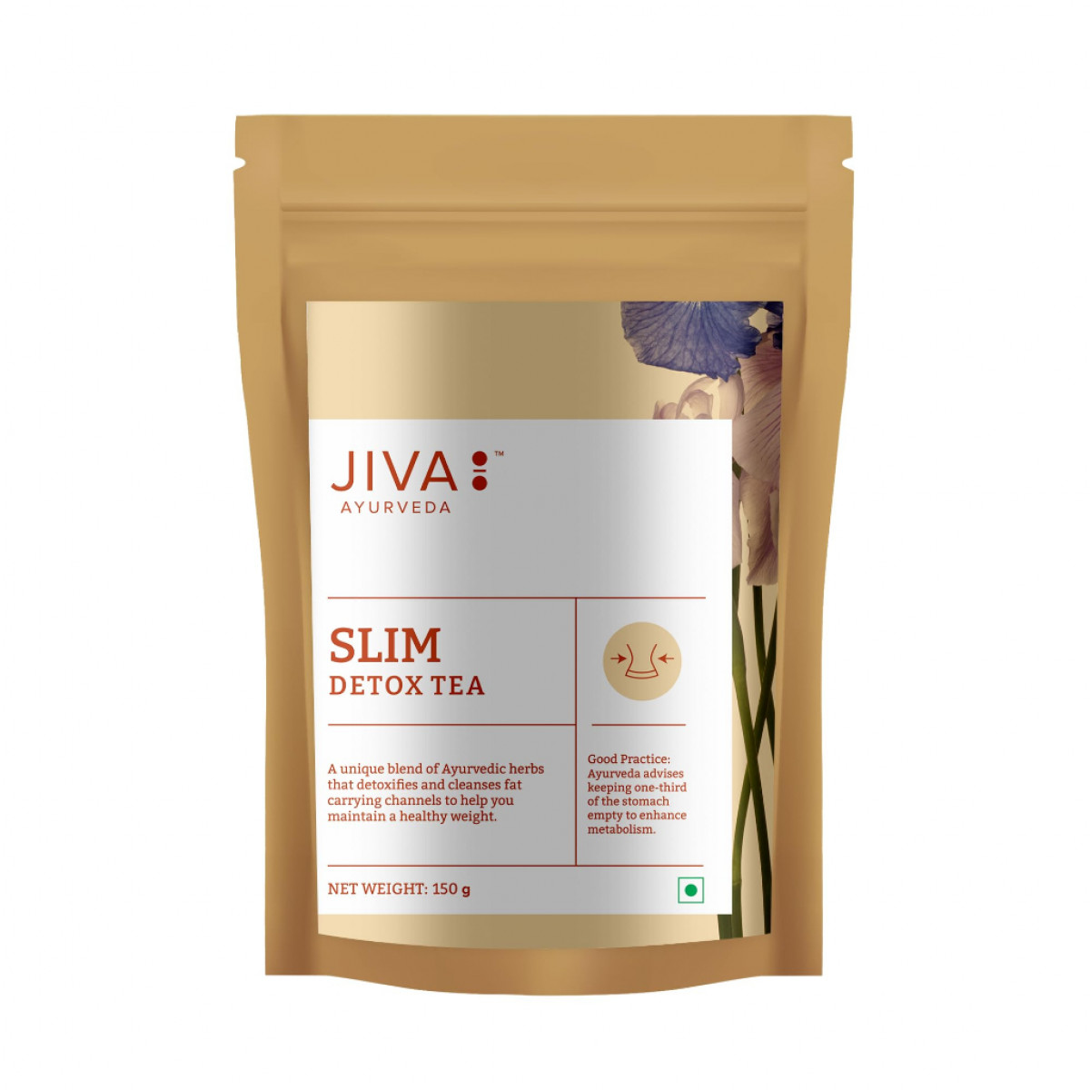 Jiva Caffeine-Free Slim Tea | Detoxifies Body & Helps with Weight Management