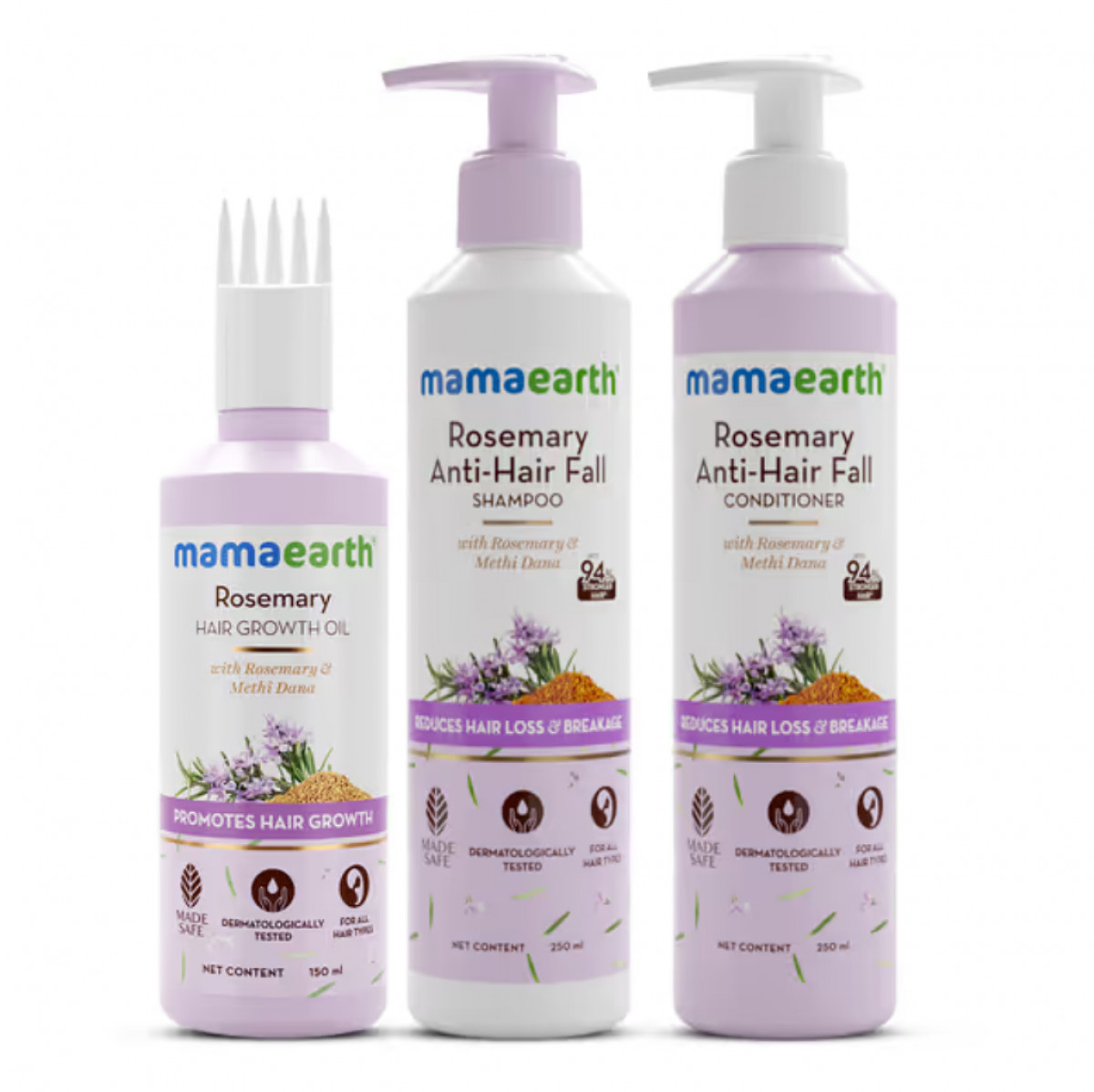 Mamaearth Rosemary Hair Care Kit - 650ml