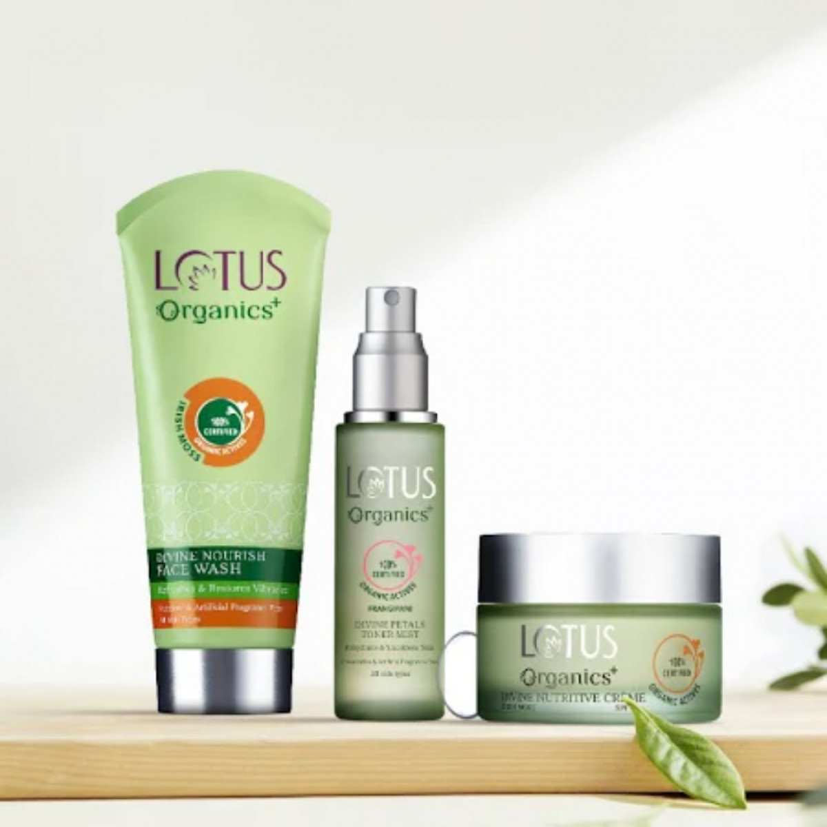 Lotus Organics Lotus Divine Face Care CTM Regime Collection