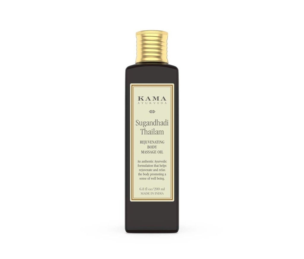 Ayurscape - Front image of Kama Sugandhadi Rejuvenating Body Treatment Oil