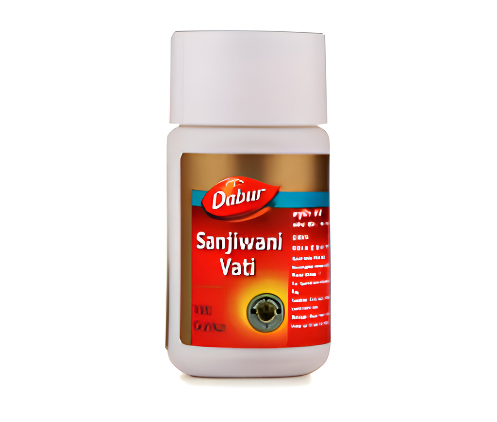 Ayurscape - Front image of Dabur Sanjeevni Vati 40 Tabs