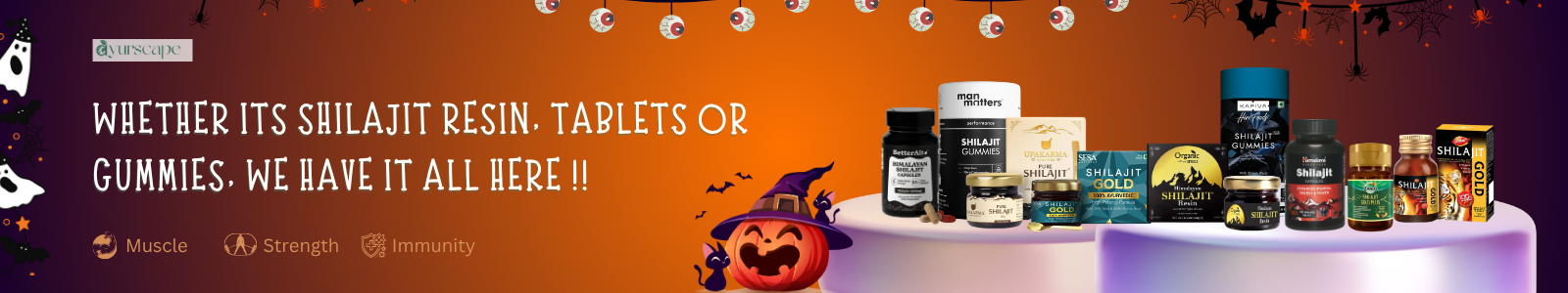 Ayurscape Shilajit banner