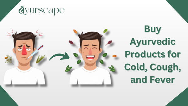 Buy Ayurvedic Products for Cold, Cough, and Fever - Man with Cold and Fever going healthy after using ayurvedic products