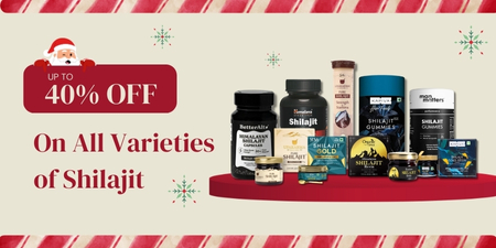 Ayurscape Banner of 40% off on Shilajit - Bunch of Shilajit products