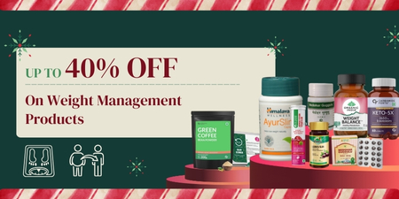 Upto 40% off on Weight Management Products