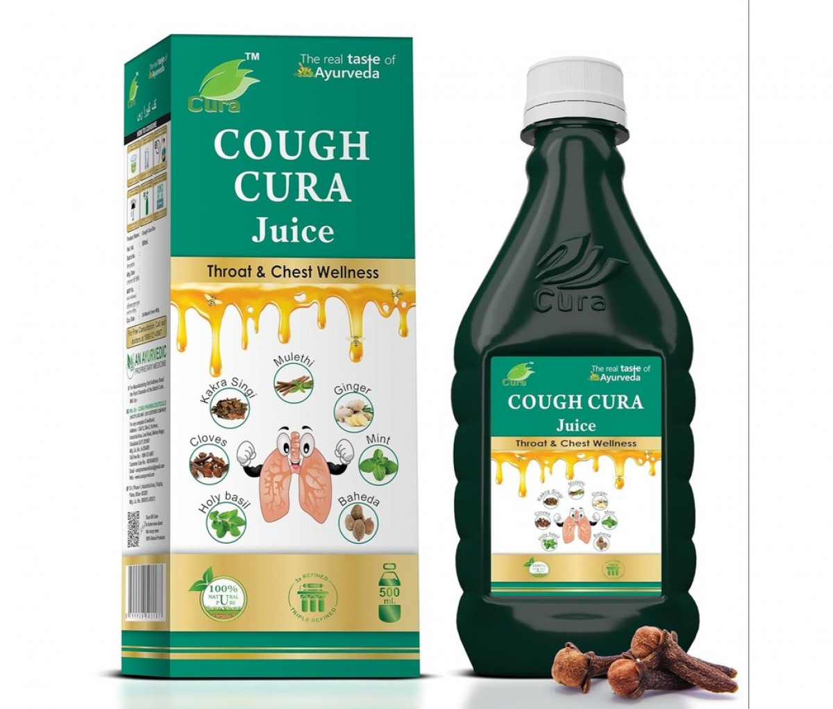 CURA COUGH CURA JUICE 500ML