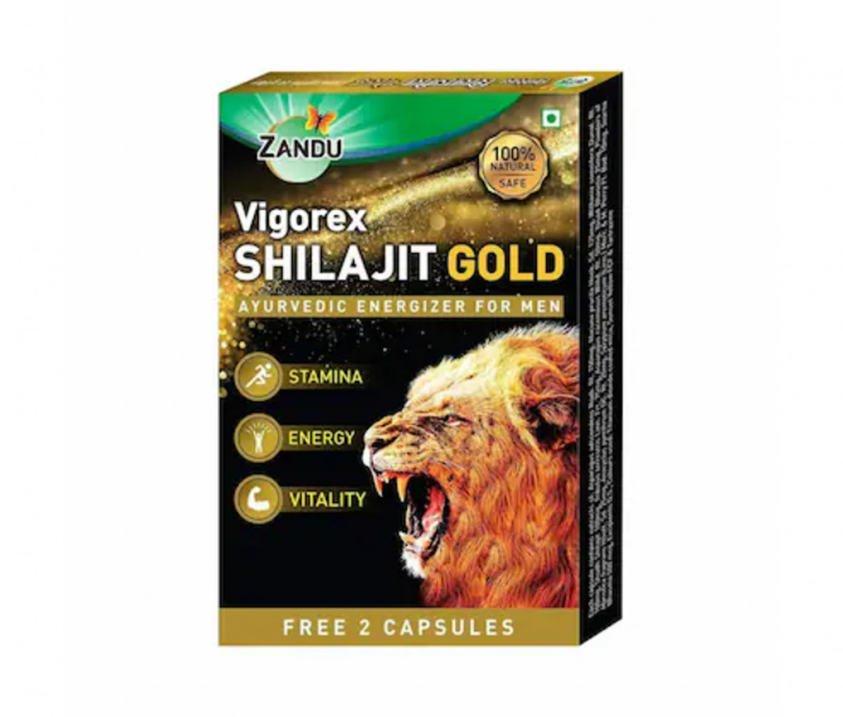 ZANDU VIGOREX SHILAJIT GOLD 22 TABLETS