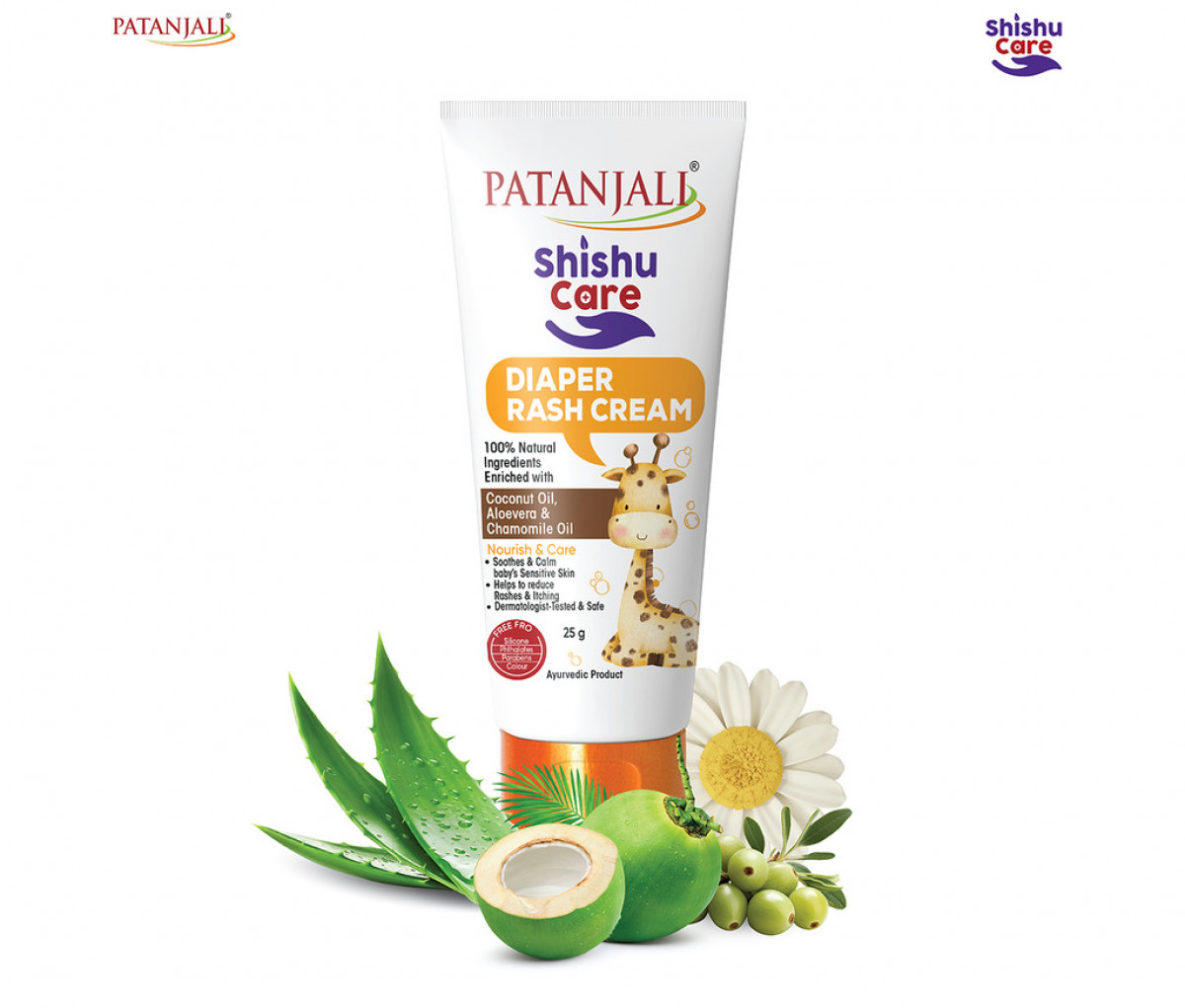 Patanjali Shishu Care Diapper Rash Cream